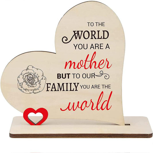 Mother's Day Birthday Present Ornament Ornament Wooden Crafts Gift