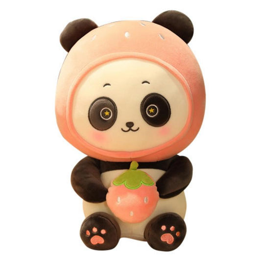 Pink Fruit Panda Kids Present Plush Doll Soft Stuffed Children Gift Toys